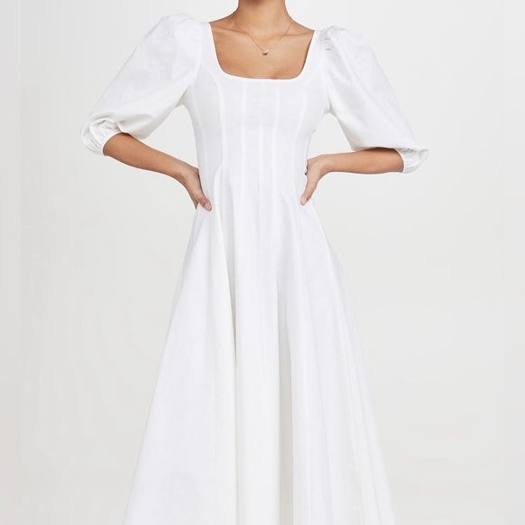 STAUD Dresses & Skirts - Staud Swells Dress White